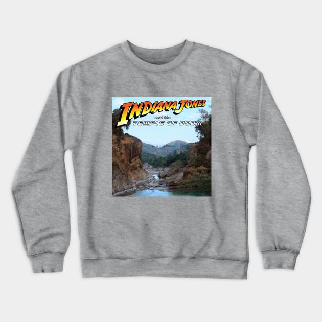 Temple Of Doom - The bridge Crewneck Sweatshirt by Buff Geeks Art